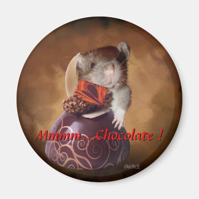 Mmmm...Chocolate Magnet (Front)