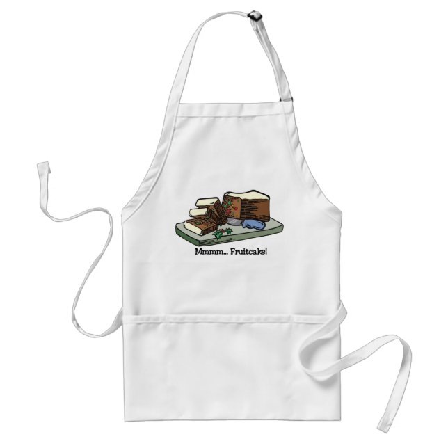 Mmmm Fruitcake apron (Front)