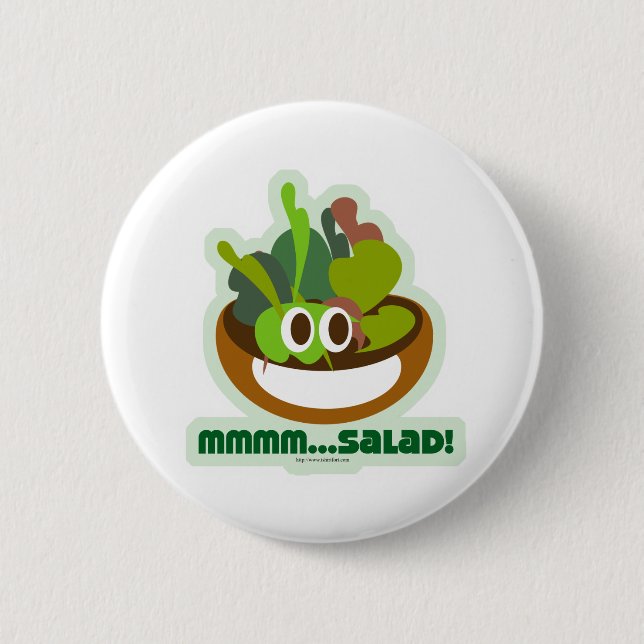 Mmmm Salad Button (Front)