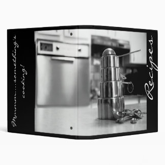 Mmmm...something's cooking! 3 ring binder