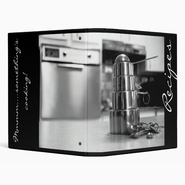 Mmmm...something's cooking! 3 ring binder (Background)