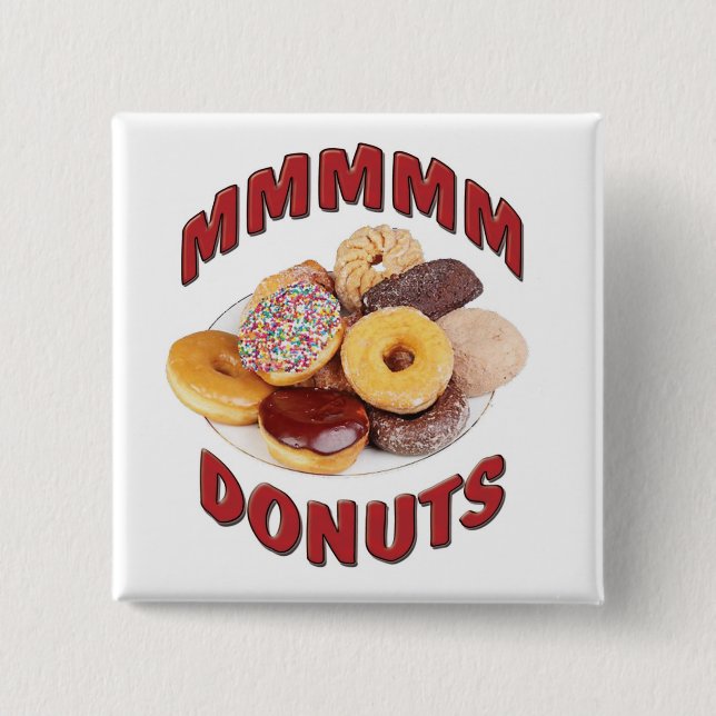 MMMMM DONUTS BUTTON (Front)
