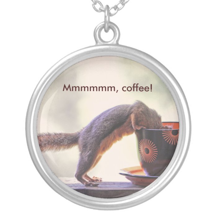 Mmmmmm, Coffee Necklace