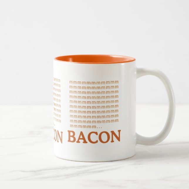 mmmmmmmmm... BACON Two-Tone Coffee Mug (Right)