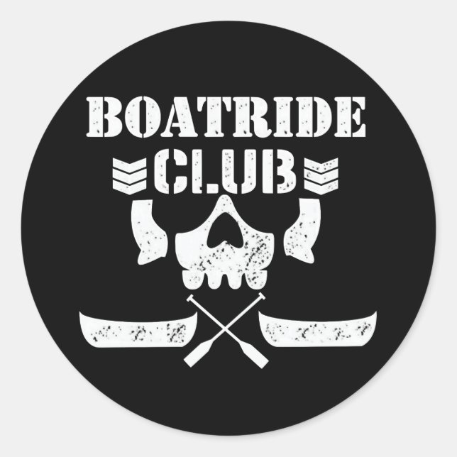 MMOM BOATRIDE CLUB Sticker (Front)