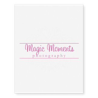 "MMP" Logo Tattoo - White