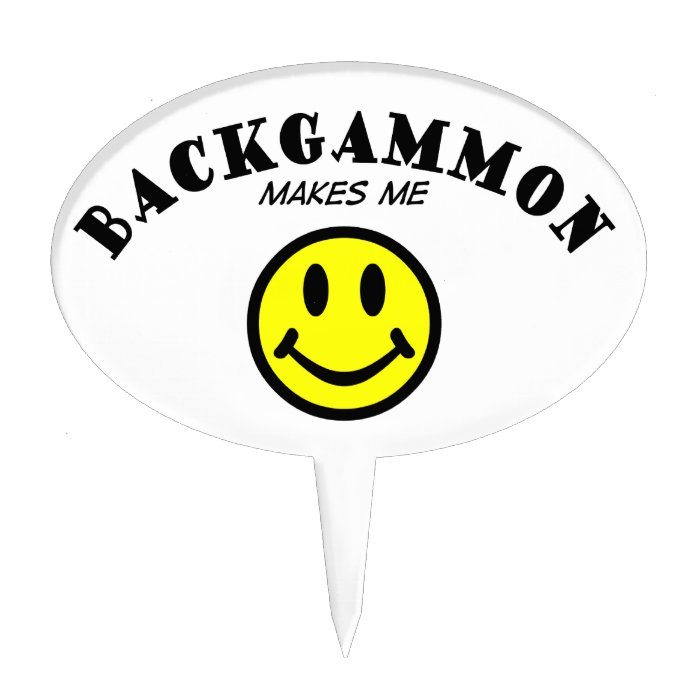 MMS Backgammon Cake Toppers