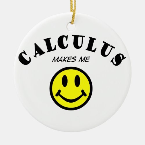 MMS Calculus Ceramic Ornament
