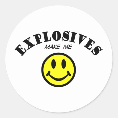 MMS Explosives Classic Round Sticker
