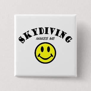 MMS: Skydiving Pinback Button