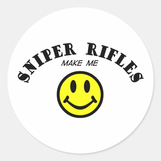 MMS: Sniper Rifles Classic Round Sticker (Front)