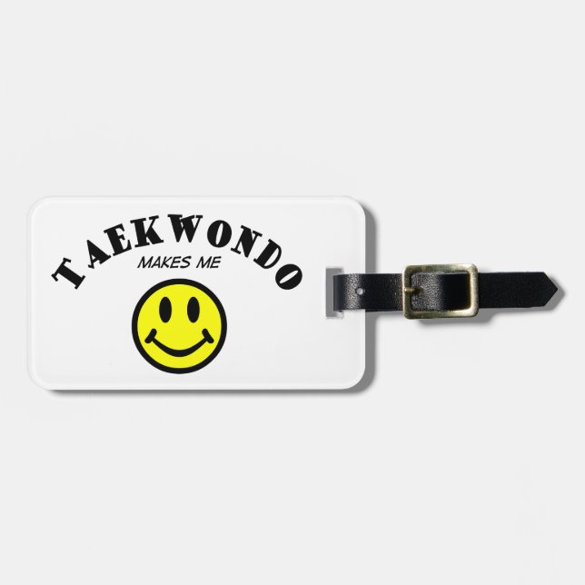MMS: Taekwondo Luggage Tag (Front Horizontal)