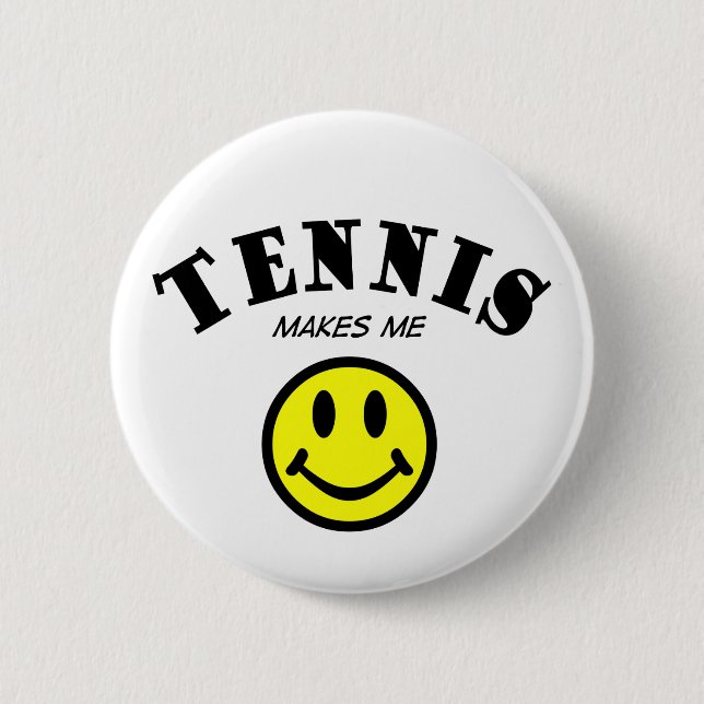 MMS: Tennis Pinback Button (Front)