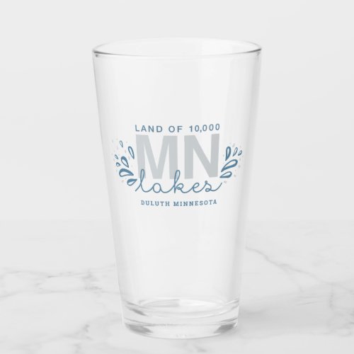 MN 10K Lakes Splash Glass