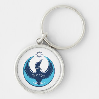 MN Loon Rising Keychain