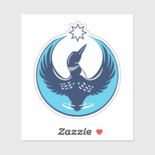MN Loon Rising Sticker