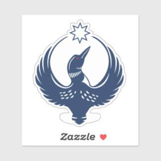 MN Loon Rising Sticker