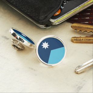 MN North Star flag Lapel Pin