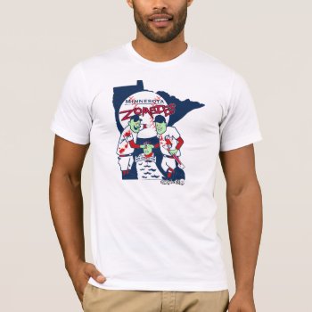 Mn Zombies Redux T-shirt by ZachAttackDesign at Zazzle