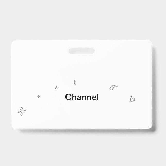 Mnat TV Channel Invitation Collection  Badge (Front)