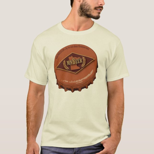 MNBeer bottle cap t-shirt (Front)