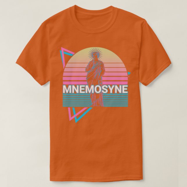Mnemosyne Greek Goddess Ancient Greek Mythology Re T-Shirt (Design Front)