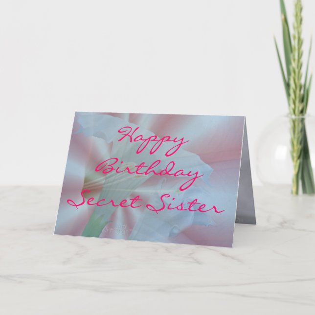 MNFl-SecSisBday- customize Card (Front)