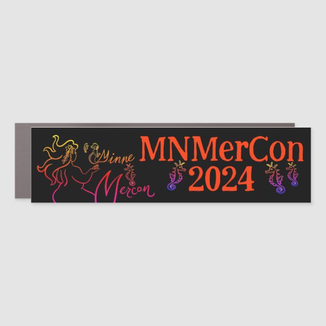 MNMerCon 2024 Bumper size magnet (Front)