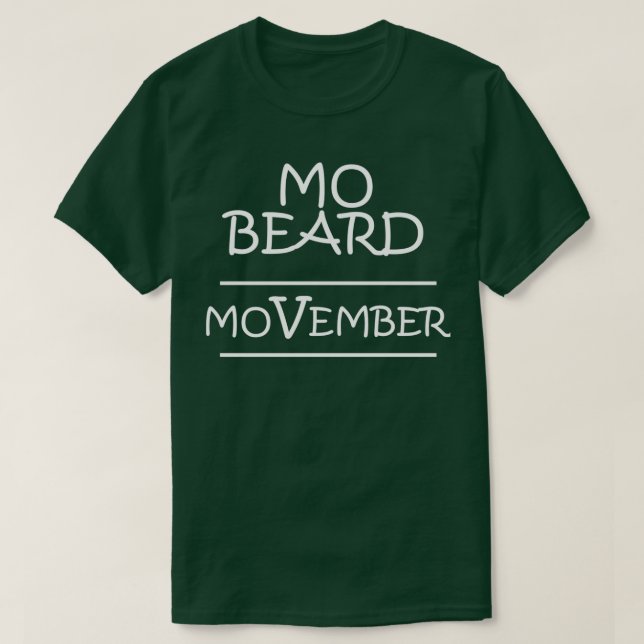 Mo Beard T-Shirt (Design Front)