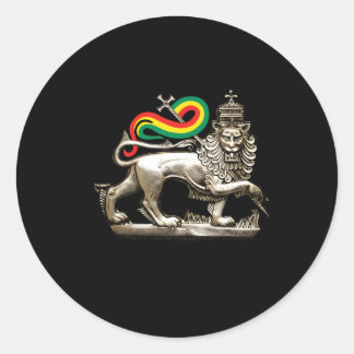 Moa Anbessa Haile Selassie Classic Round Sticker