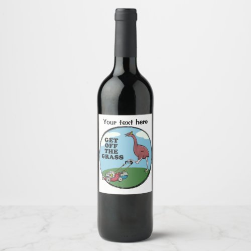 Moa NZ Bird Wine Label