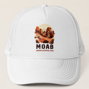 Moab Arches National Park Utah Delicate Arch Retro Trucker Hat