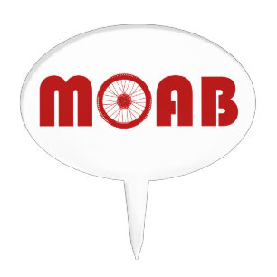Moab (Bike Wheel) Cake Topper