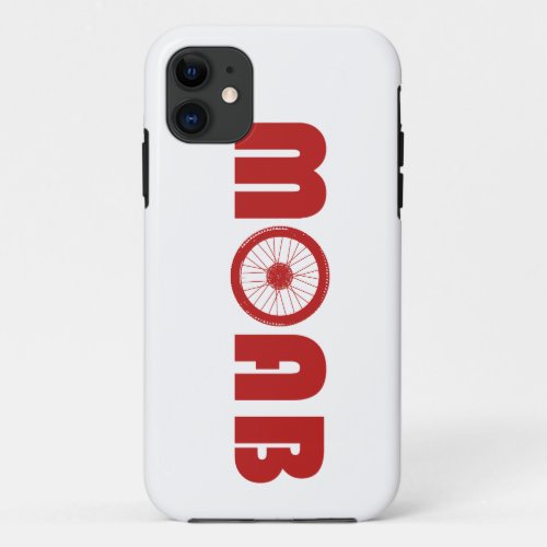 Moab Bike Wheel iPhone 11 Case