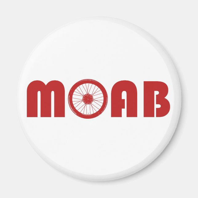 Moab (Bike Wheel) Magnet (Front)