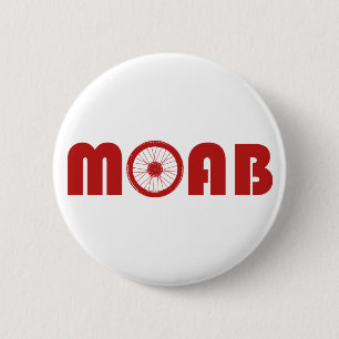 Moab (Bike Wheel) Pinback Button