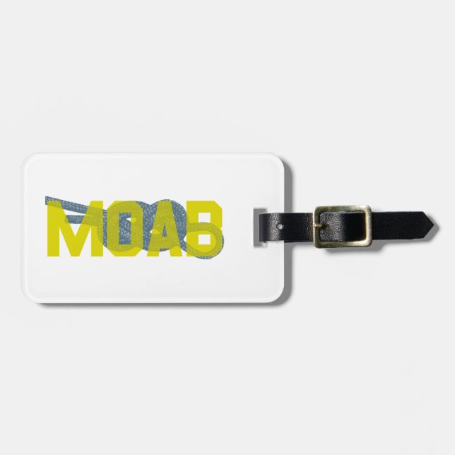 Moab Figure 8 Climbing Luggage Tag (Front Horizontal)