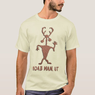 Moab Man, UTAH, PETROGLYPH, ROCK ART, ANASAZI T-Shirt