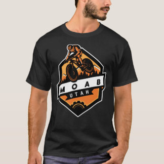 Moab mountain biking trail mtb utah Classic T-Shir T-Shirt
