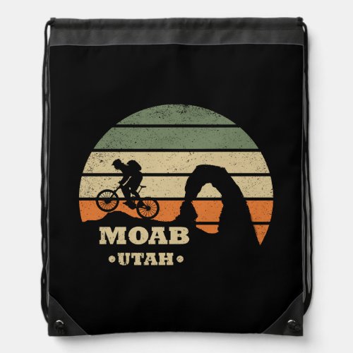Moab mtb mountain biking drawstring bag