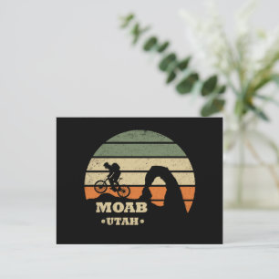 Moab mtb mountain biking holiday postcard