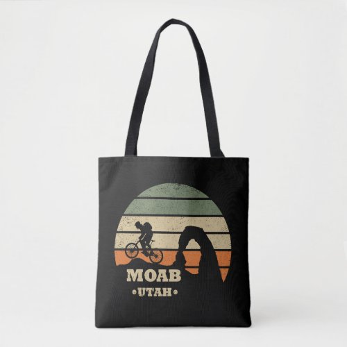 Moab mtb mountain biking tote bag