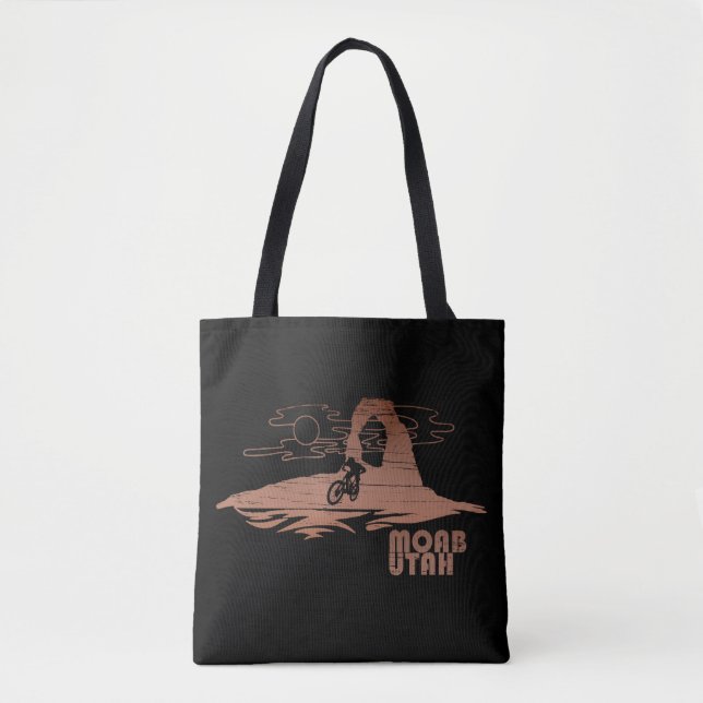 Moab mtb mountain biking tote bag (Front)