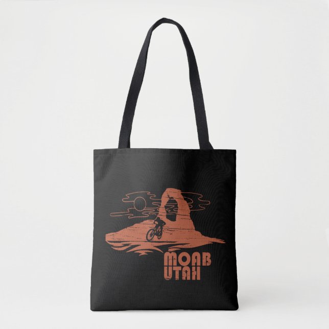 Moab mtb mountain biking tote bag (Front)