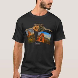 MOAB, UT Black T-Shirt