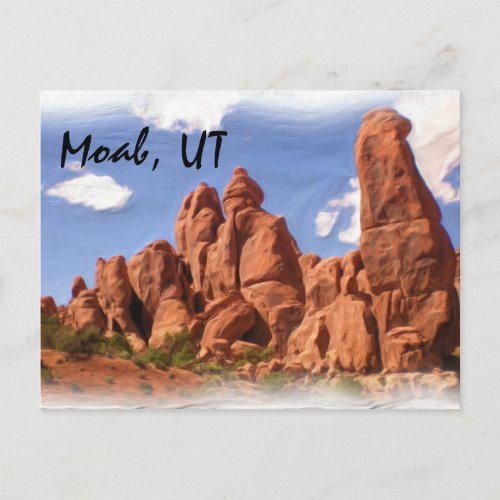 Moab UT postcard