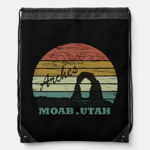 Moab Utah Arch Drawstring Bag