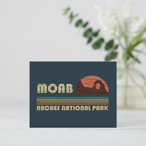 Moab Utah Arch Holiday Postcard