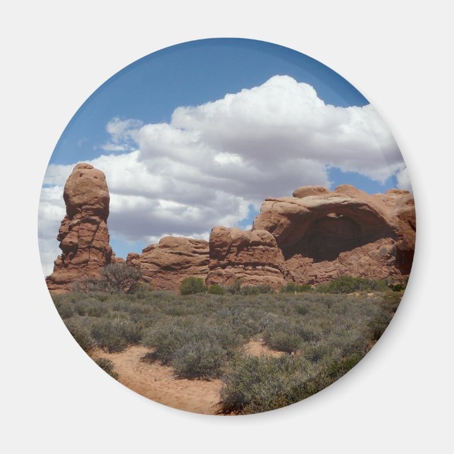 moab utah arch magnet (Front)