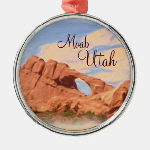Moab Utah arch rock scenic ornament